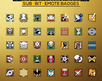 Rainbow Six Siege Twitch Emotes - Etsy Israel