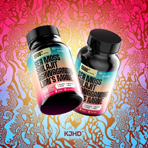Complément Alimentaire SEA MOSS + SHILAJIT - 60 Gélules - Soutien Immunitaire & énergie