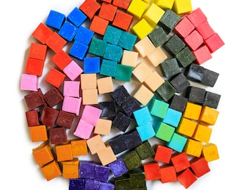 Blocchi di tintura per candele personalizzabili: soia, cera d'api, cera di paraffina - 19 colori