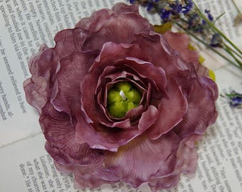 Rose Flower Candle I Beeswax Candles I Aesthetic Candles I Gift candle l Home Decor l Rose candle l Inverted Rose | peony candle