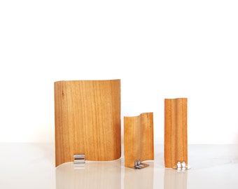 Houten kaarslont S model| Natuurlijke houten lont | Kaarsmateriaal | speciaal geslepen S model houten kaarslont