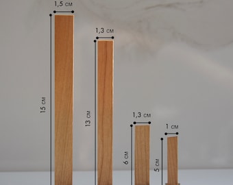 SET Knetterende houten lonten | Natuurlijke houten kaarsenlont | Kaarsmaterialen