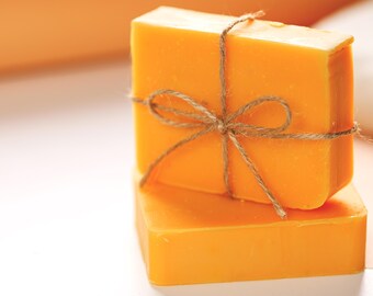 Lemon Handmade Soap Bar | All Natural Soap | Handmade Soap | Homemade Soap | Handcrafted Soap | Vegan Soap Bar | Essential Oil Soap Gift