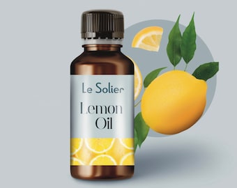 Lemon Essential Oil for Candles, Soap, Diffusers, Body Lotion, 100% Fragrance Oil