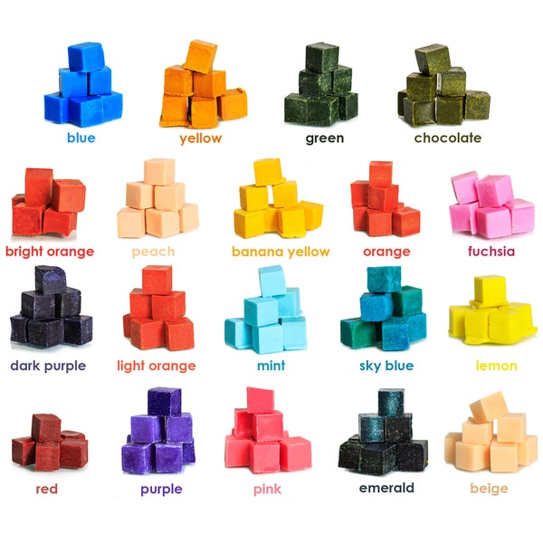 Candle Dye Blocks for candle making 10 gr (0.35oz), Candle colorant