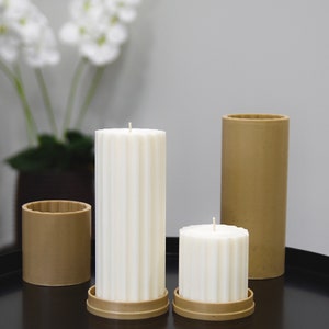 Plastic Molds for Pillar Candle, Cylindrical Candle Molds