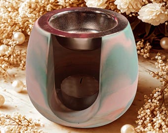 Lámpara perfumada - Quemador de incienso - Fundidor de cera - Incienso - Lámpara de cera fundida - Accesorio para el hogar - Idea de regalo única