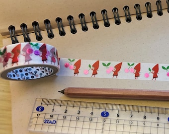 Shinzi Katoh Little Red Riding Hood & Metallic Pink Cherry Washi Tape F00060