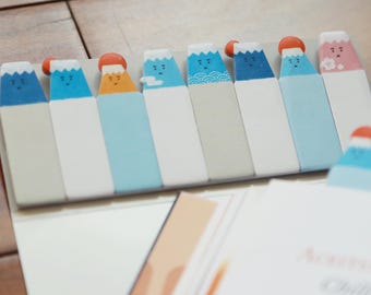 Kawaii Mt. Fuji Sticky Page Markers / Index Tabs F00024