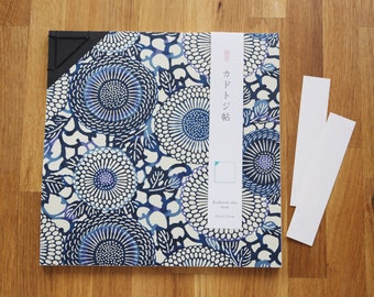 Kadotojicho Japanese-style Notebook ~ Kikukarakusa Black