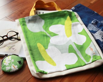 Hand Printing Tote Bag ~ Narcissus by Yumeji Takehisa