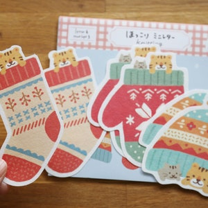 Mini Carta Washi Japonesa - Conjunto de Acessórios para Clima Frio