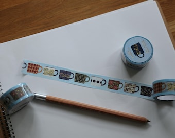 Midori Asano Gold Foil Washi Tape – "My Favorite Mugs" | cozyca products F00188