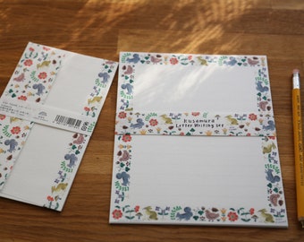 Letter Paper & Envelope set ~ Kusamura,  by Aiko Fukawa