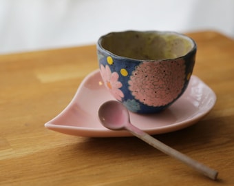 Shannon's Handmade Pottery Tea Cup ~ The Still Water Set - SH00310