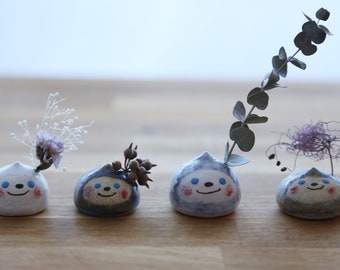 Shannon's Mini Wheel-thrown Pottery ~ Little Water Drops SH00148ii