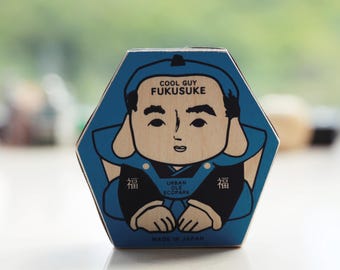 Cool Guy Fukusuke Wooden Doll