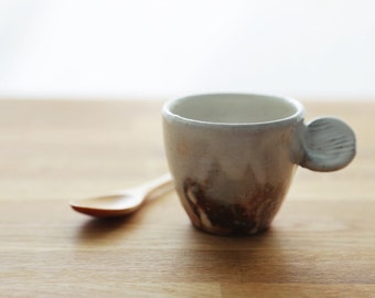 Shirgaraki Ware Kohiki Kiln Transformation Espresso Cup