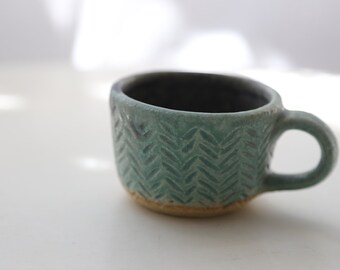 Shannon's Handmade Ceramics Coffee Cup ~ Raku SH00202