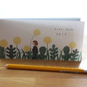 Mini papel de carta washi japonés ~ Trip de Nishi Shuku