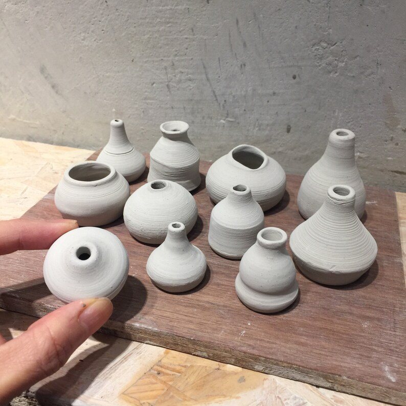 Mini Wheelthrown Pottery Mini Vase SH00133 Etsy
