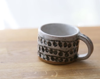 Shannon's Handmade Ceramics Coffee Cup ~ Lace SH00203