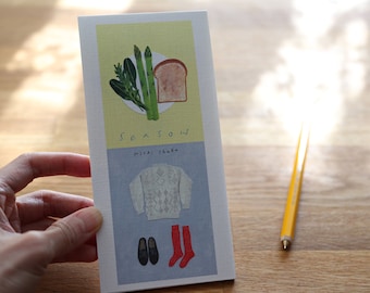 Japanese Washi Mini Letter Paper ~ Season by Nishi Shuku