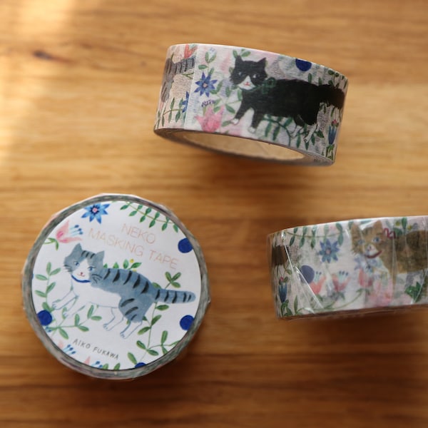 Washi Tape ~ Neko, von Aiko Fukawa