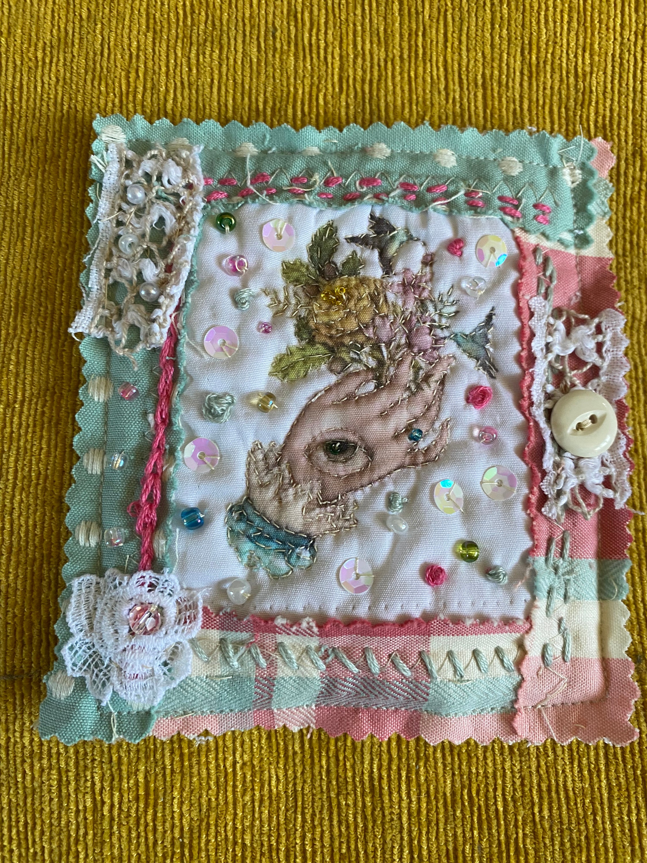 Whimsy Patch Ideas Textile Art Patch , Vintage , Shabby , Whimsy - Etsy