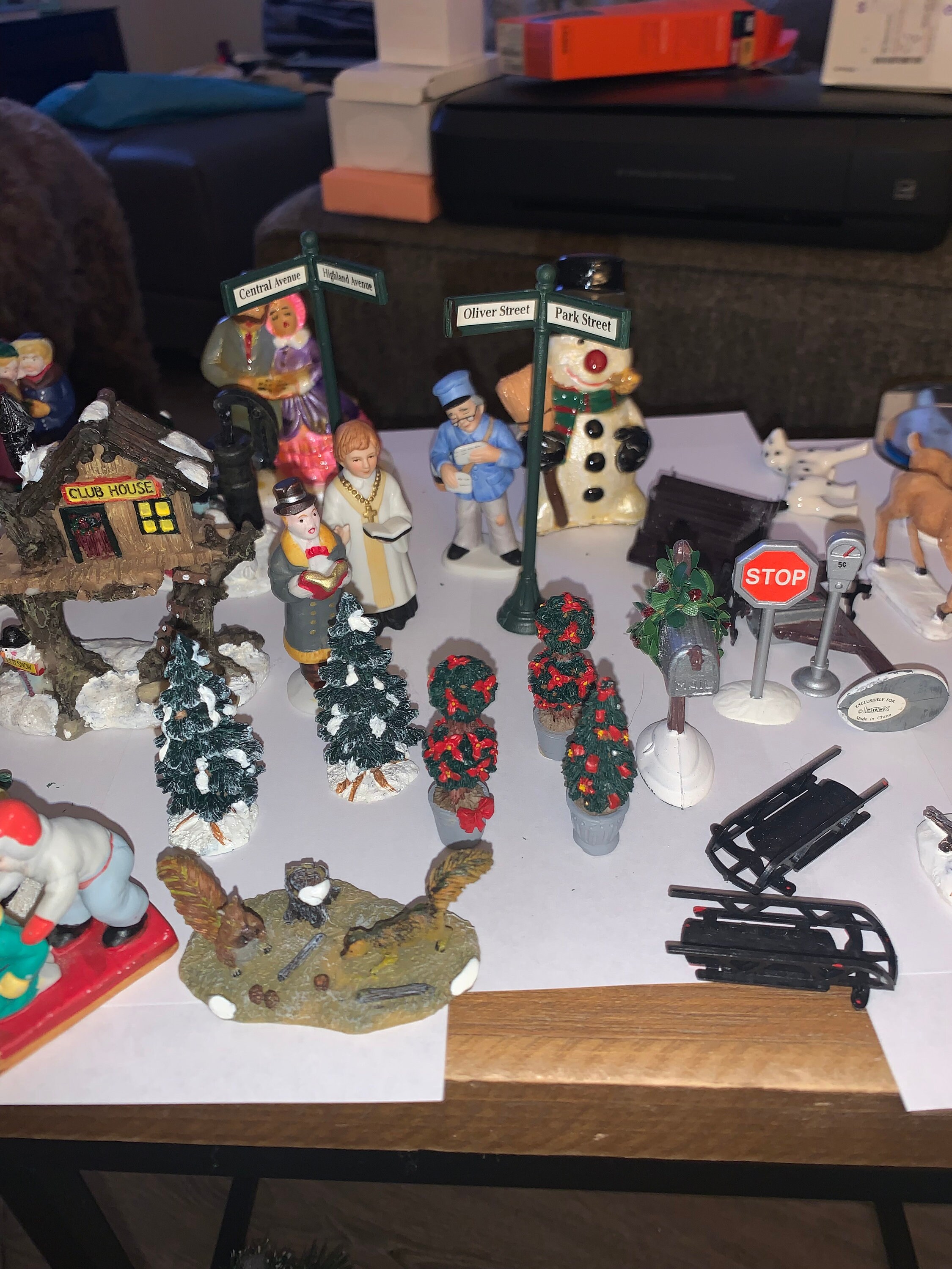 Christmas Village Items 