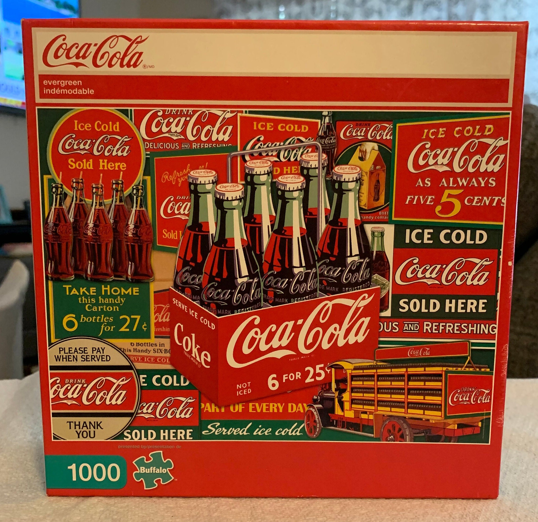 苫小牧バナナ】新品デッドストック 1995年 CocaCola/コカコーラ PUZZLE