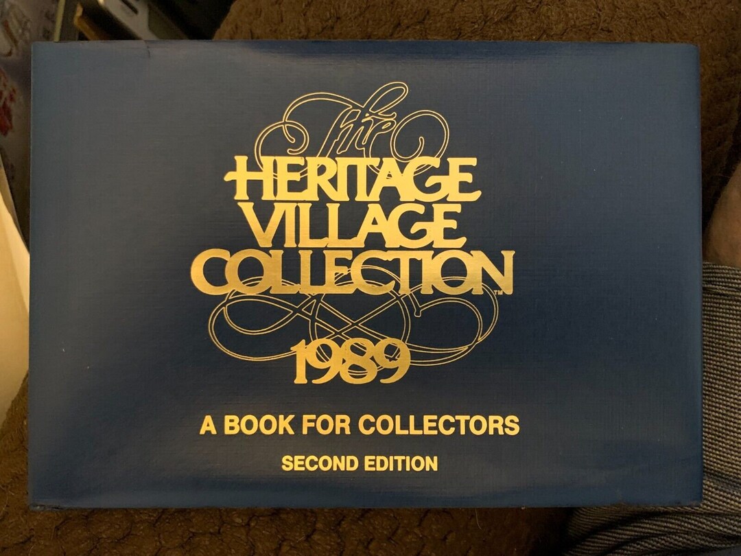 Dept. 56 the Heritage Village Collection 1989 A Book for Etsy