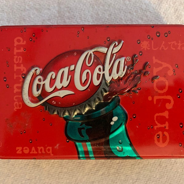 Coca Cola Playing Cards Tin Set de 2 Decks
