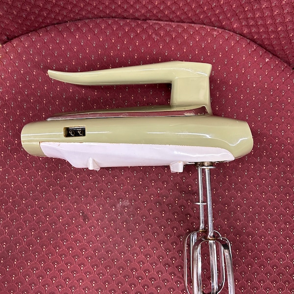 Ge General Electric Vintage Hand Mixer Etsy