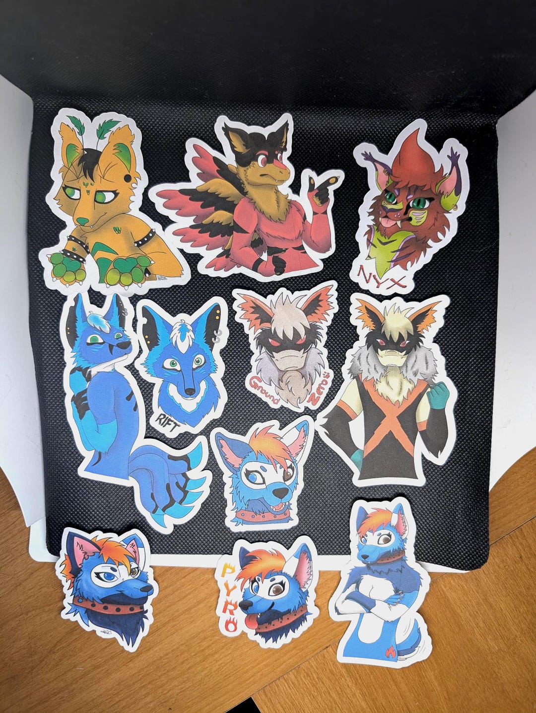 Furry Paper Sticker Furry Sticker Bundle | Pack or Single - Etsy