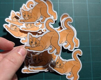 Orange Tabby Cat sticker