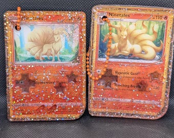 Portachiavi in resina retrò per videogiochi Ninetails
