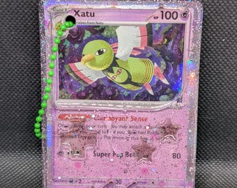 Portachiavi retrò in resina Xatu per videogiochi