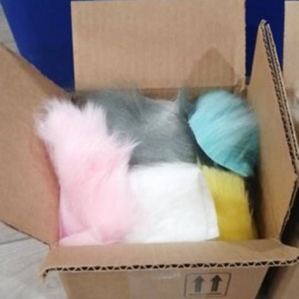 Surprise Scrap Faux Fur Box, Faux Fur Mystery box