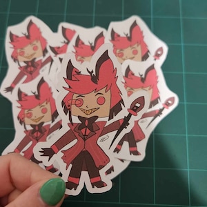 Funko Pop Alastor Hazbin Hotel Sticker