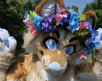 Fursuit Flower Crown - Etsy