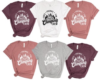 Custom Camp Shirt, Camp Gift, Custom T-Shirt, Camping Crew Shirt, Custom Family Shirt, Family Camping Shirt, Matching Camping Trip Shirt