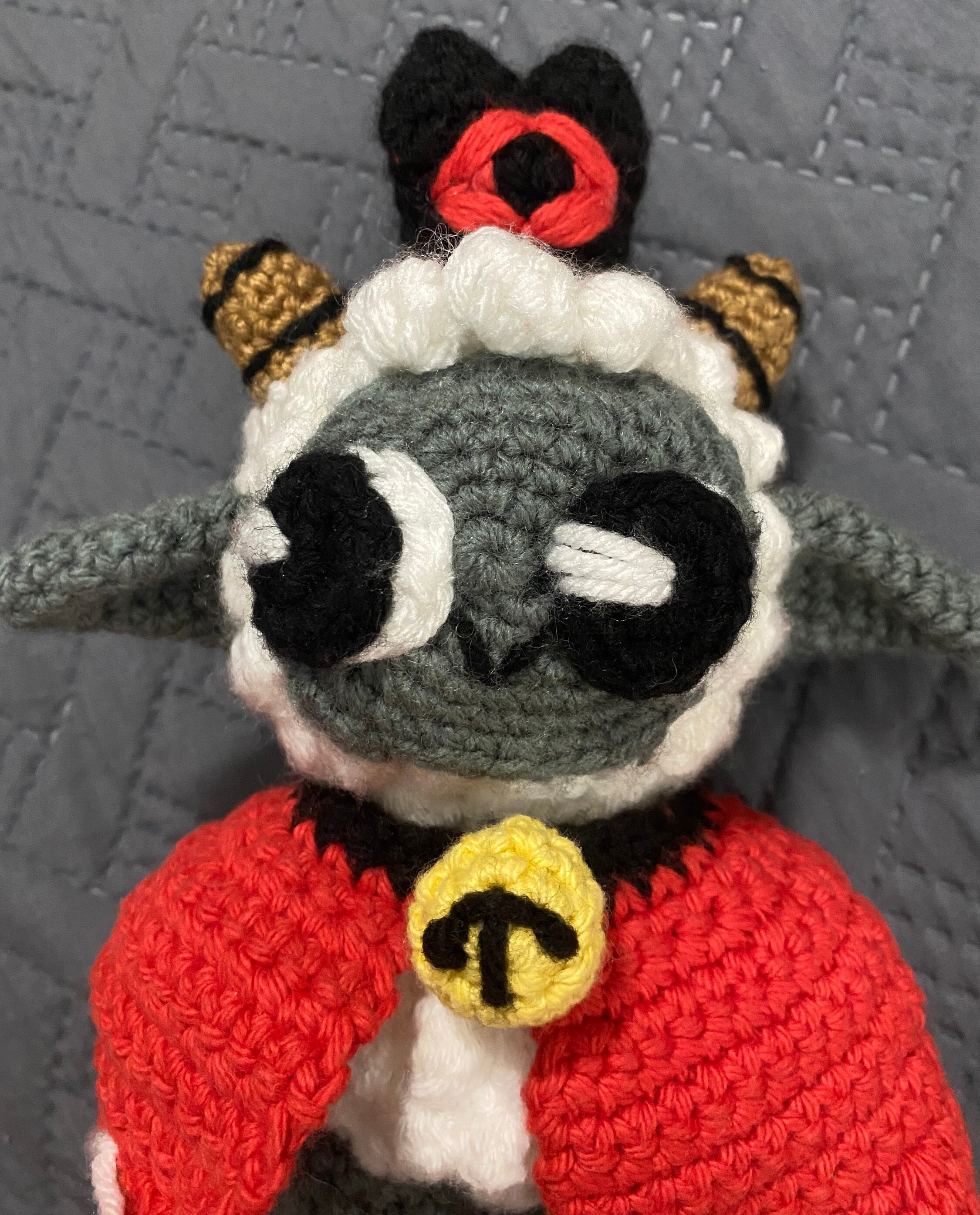 The Lamb From Cult of the Lamb Crochet Pattern Etsy