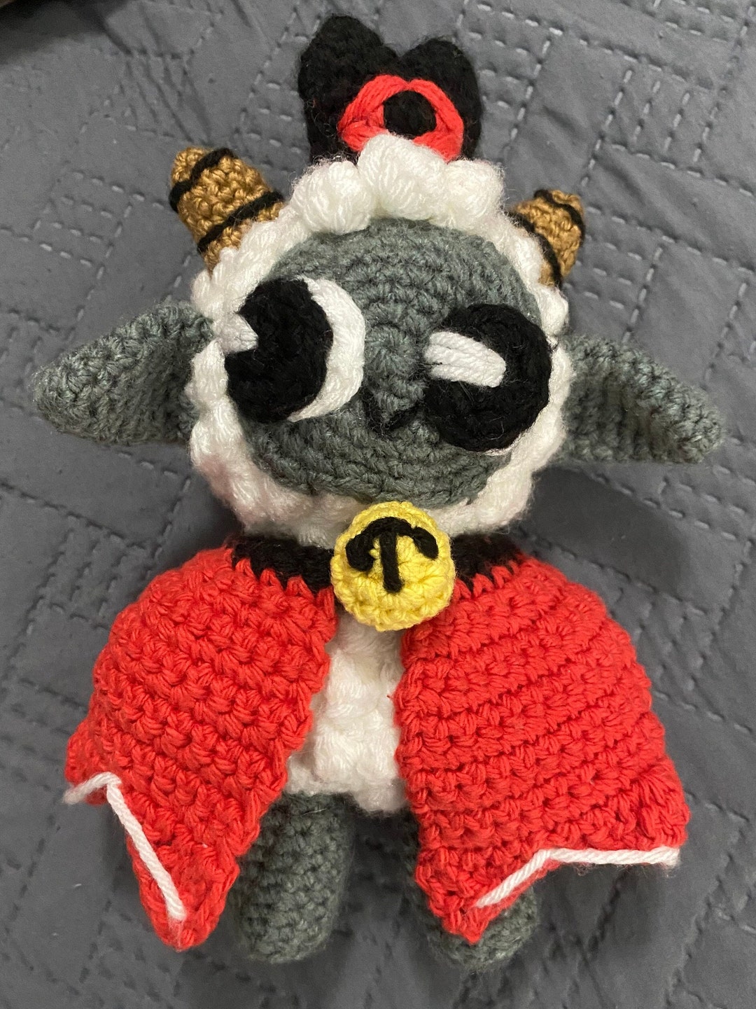 The Lamb From Cult of the Lamb Crochet Pattern Etsy