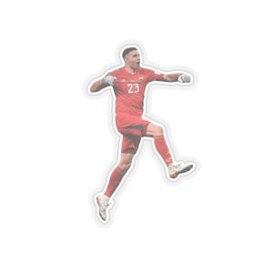 Argentina Dibu Martinez 23 Trophy World Cup Qatar 2022 Decal Sticker GOAT Messi 10 Aston Villa World Champion