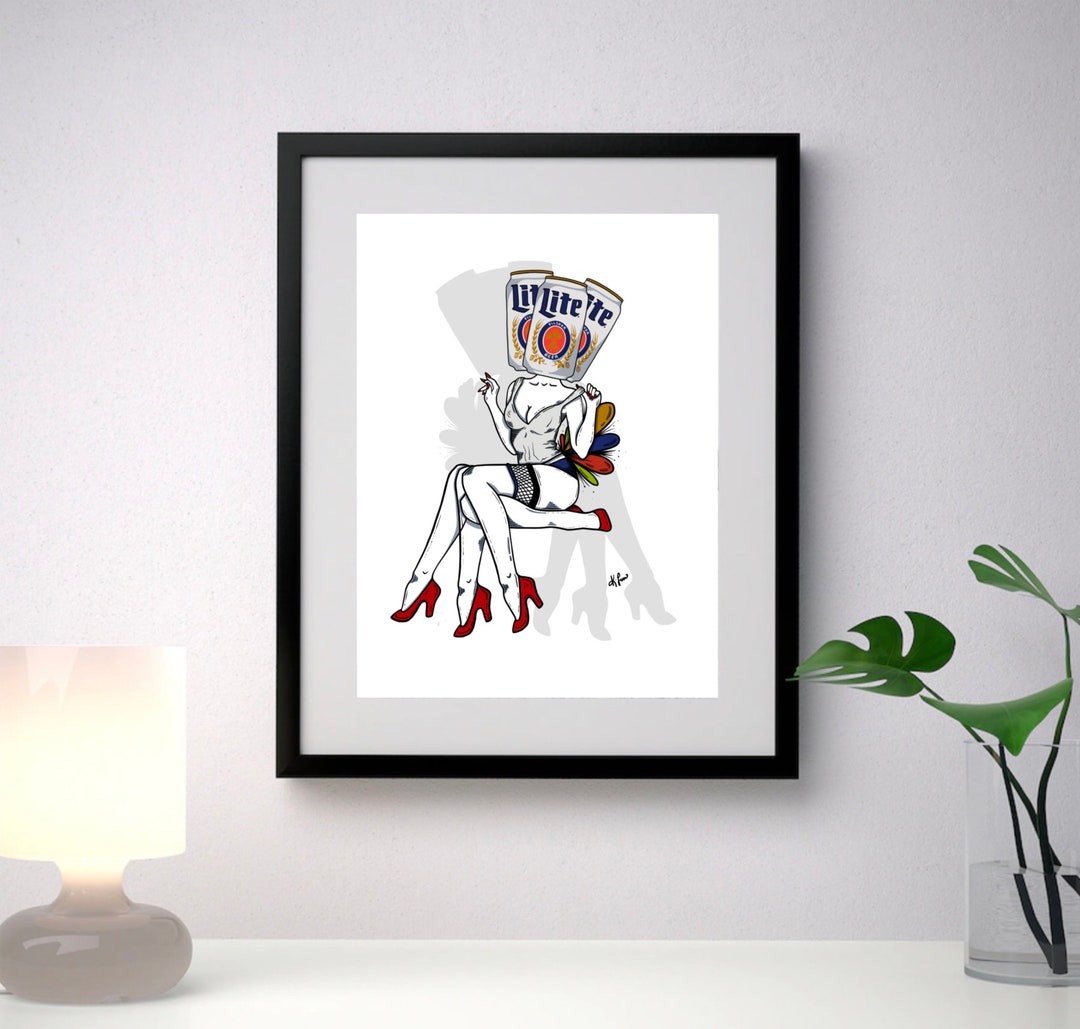Molly Miller Lite Pin up Colorful Abstract Art Print Poster Etsy