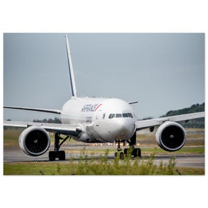 Air France Boeing 777 Cargo Plane at Glasgow Prestwick Airport