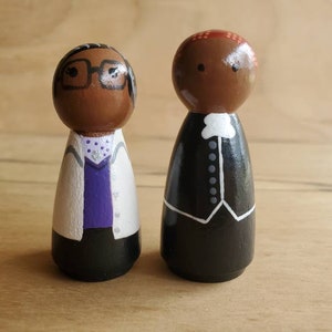 2 Inspirational Women Peg Doll Set (Set #1)