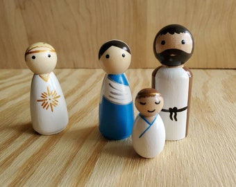 Nativity Peg Doll Set