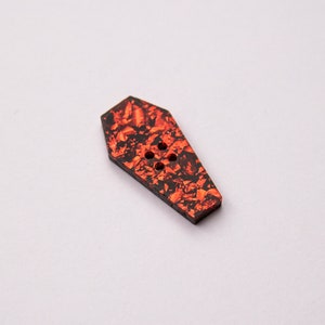 Coffin Sewing Button Crochet Button Knitting Button Decorative Notion  2&quot; 1&quot; 3/4&quot; 1/2&quot;